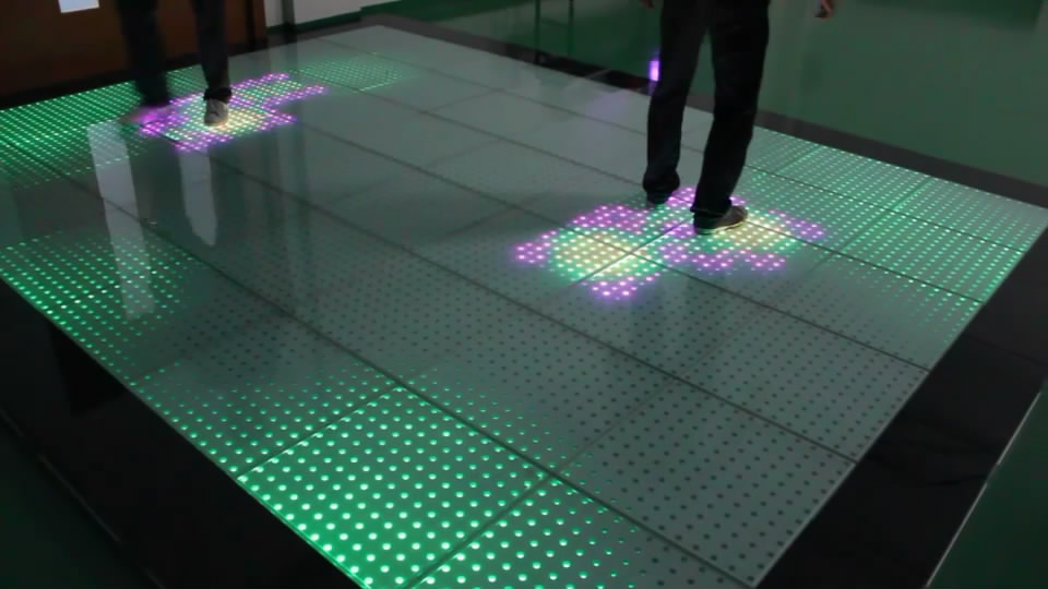 interactive LED floor tile screen