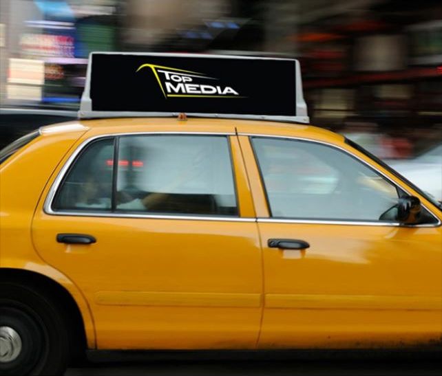taxi top LED display