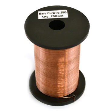Copper wire–LED lamp bead package
