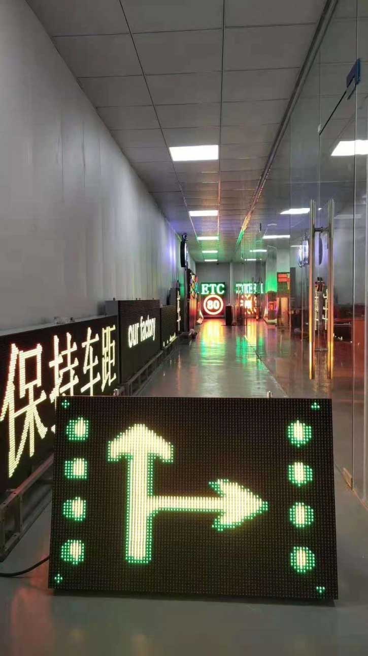 Double Primary Color LED Traffic Screen