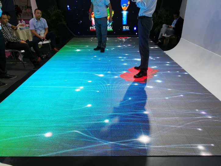 Floor Tile LED Display Was Used At The Exhibition