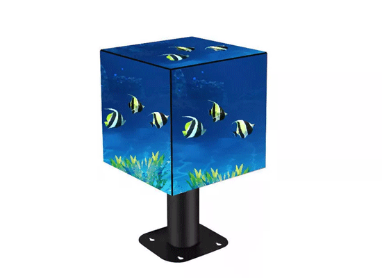 LED cube display