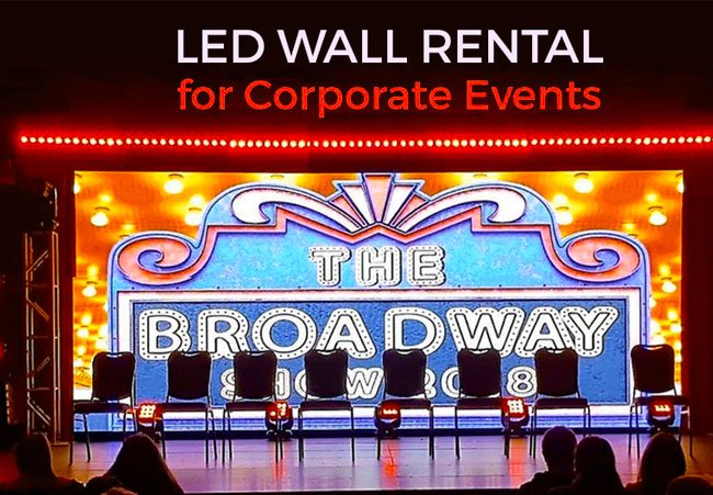 LED Wall Rental For Corporate Events