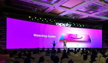 OPPO mobile phone conference uses rental LED wall