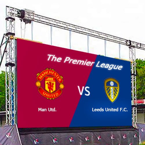 Play English Premier League games on outdoor rental screens