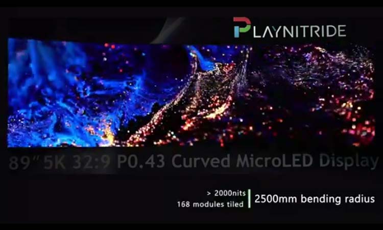 Playnitride Produces 5K Resolution Micro LED Display