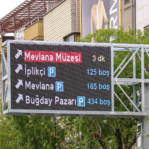 Traffic outdoor LED display