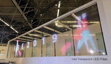 color transparent LED film