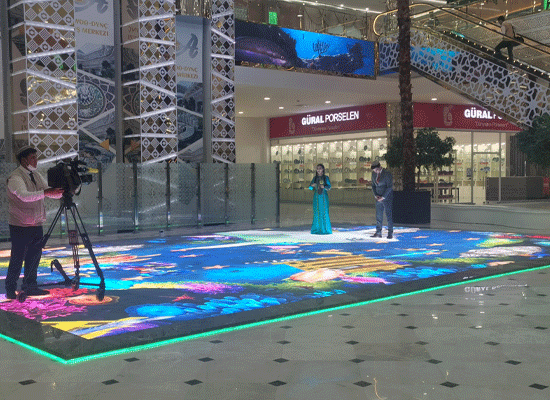 interactive led floor tile
