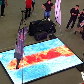 interactive LED floor