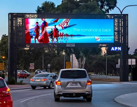 outdoor commercial LED display main