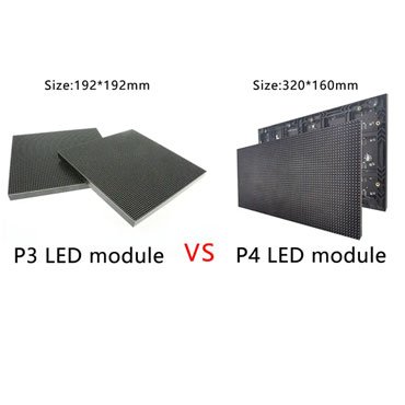 p3 LED module vs p4 LED module