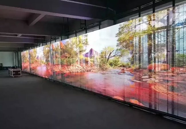 transparent led screen wall