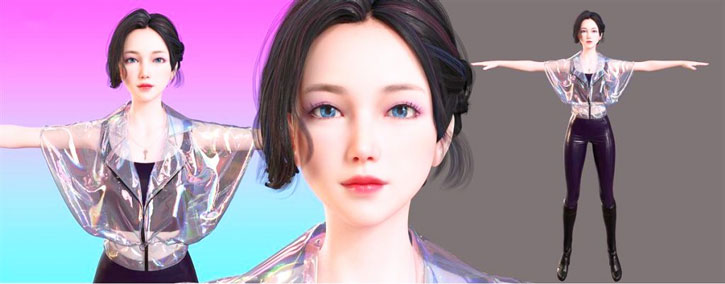 Digital Virtual Human “Qi Xiaomo”