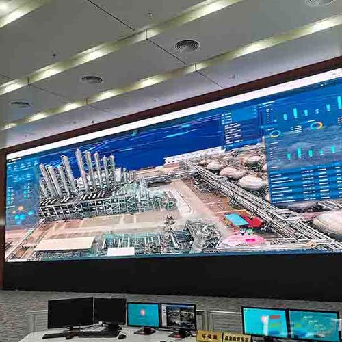 LED Display In Monitoring Room