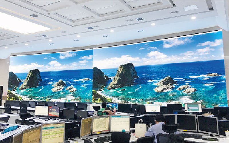LED Displays In Monitoring Room