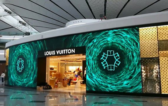 Louis Vuitton Beijing Daxing Airport Store LED Screen