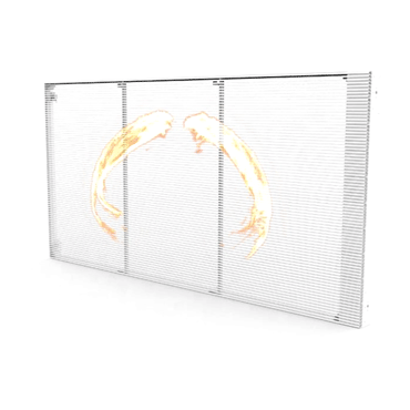 transparent glass LED display