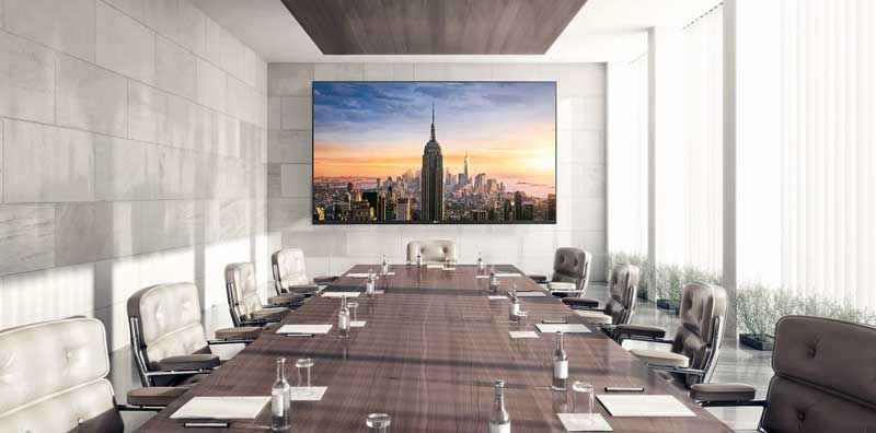 P2 LED Display Is Fixed In Meeting Room