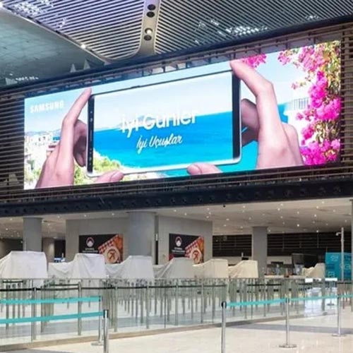 Rectangle Wall Mounted Indoor LED Screen Display, For Advertising