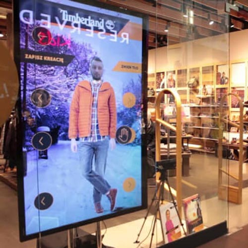 Transparent LED Display Mounted On Glass Windows