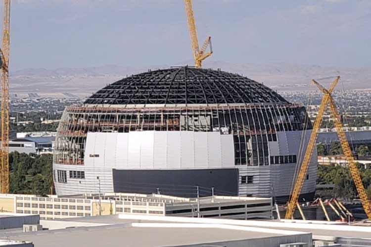 MSG Sphere Dome Construction