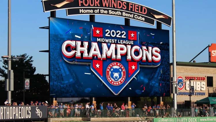 Conceptual Image Of The Large LED Screen At Four Winds Field