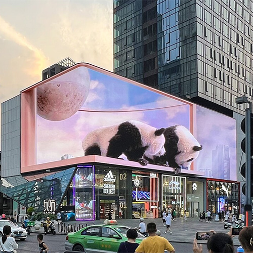 Curved Led Display Wall Increase City Visibility