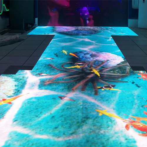 Interactive Floor LED Display Dance Hall