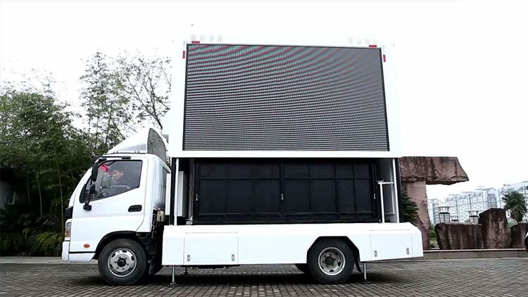 Truck LED Display Mounted On Both Sides