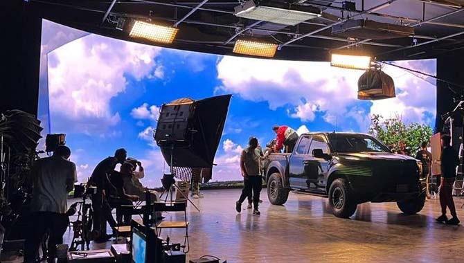 Virtual Production LED Walls Are Used In Shooting Scenes