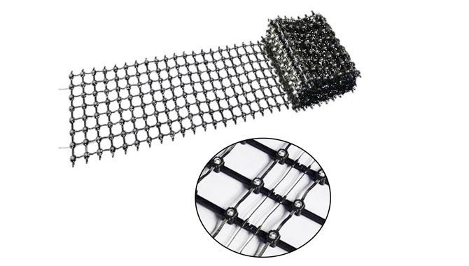 Écran LED en maille démonté individuellement