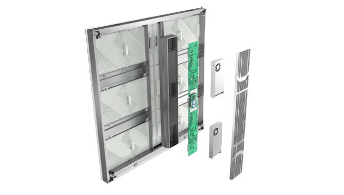 Écran LED extérieur Conception cachée pour un câblage plus soigné