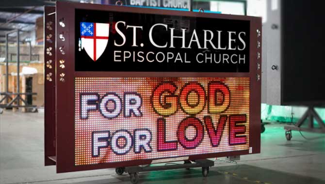 P6 Double Sided LED Sign
