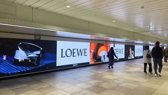 Écran LED publicitaire d'intérieur HD
