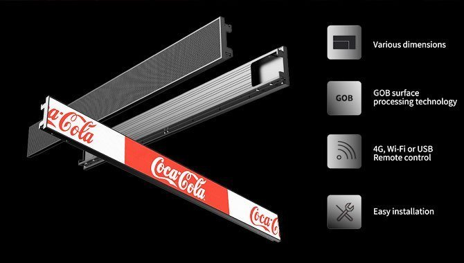 Pantalla LED para estantes JYLED