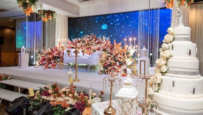 Display LED per soluzioni per matrimoni