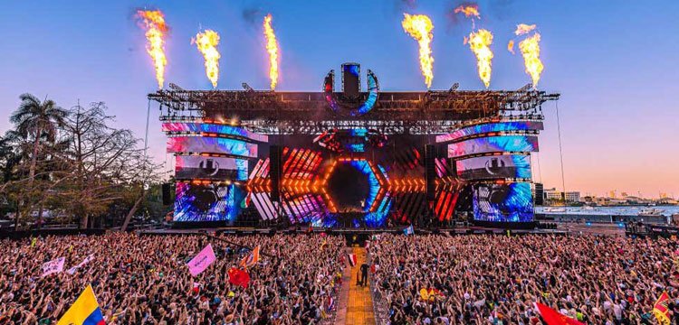 Tela grande de LED para exterior para palco