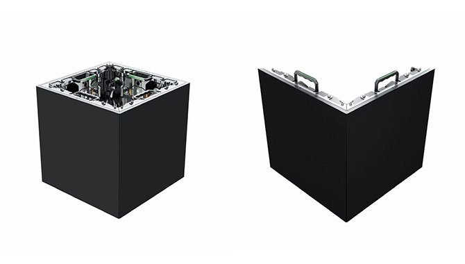 Pantalla LED P3.91 con bisel de 45°