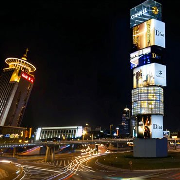 LED-Rotationsanzeige, anpassbare Größen