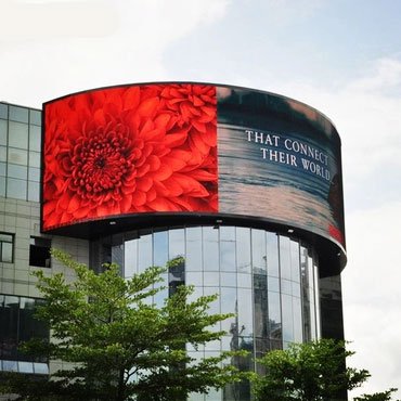 Pantalla LED flexible para exteriores