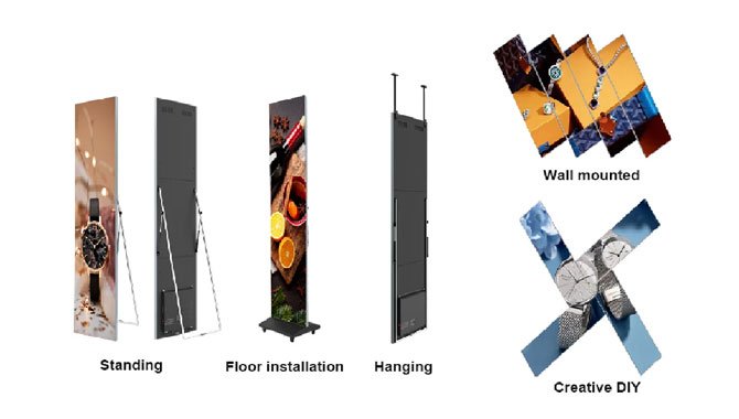 P2.5 LED Poster The LED Display With The Most Mounting Options