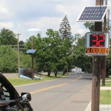 Solar-Limit-Verkehrszeichen