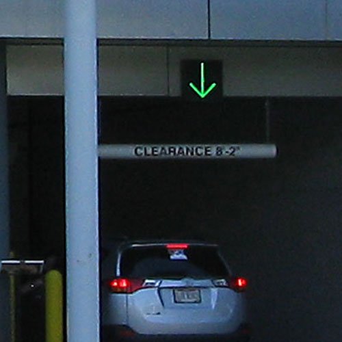 Icon Display For Parking Lot