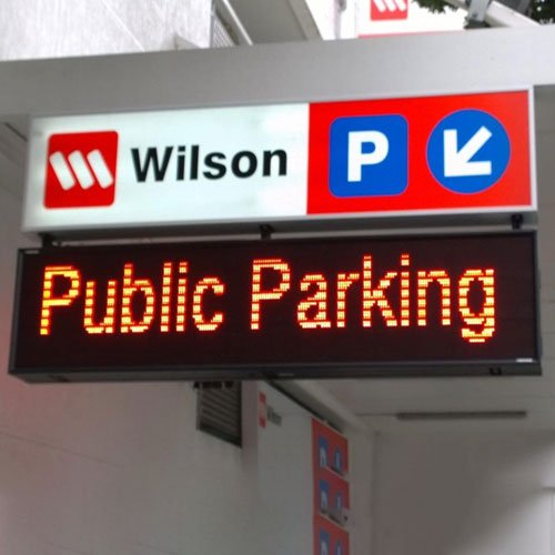 P10 DIP Yellow Message Sign For Parking Lot