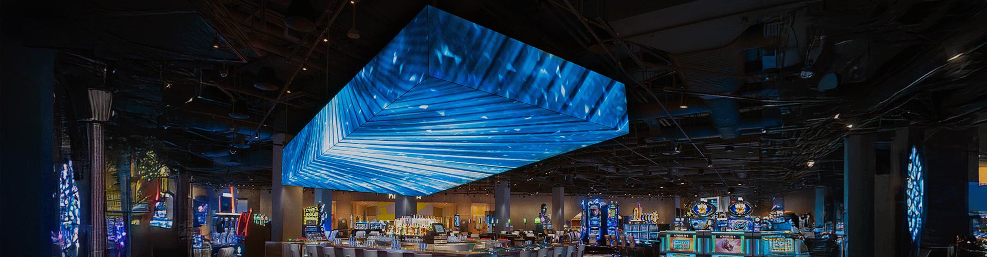 Espositore bar centrale del casinò SLS Las Vegas