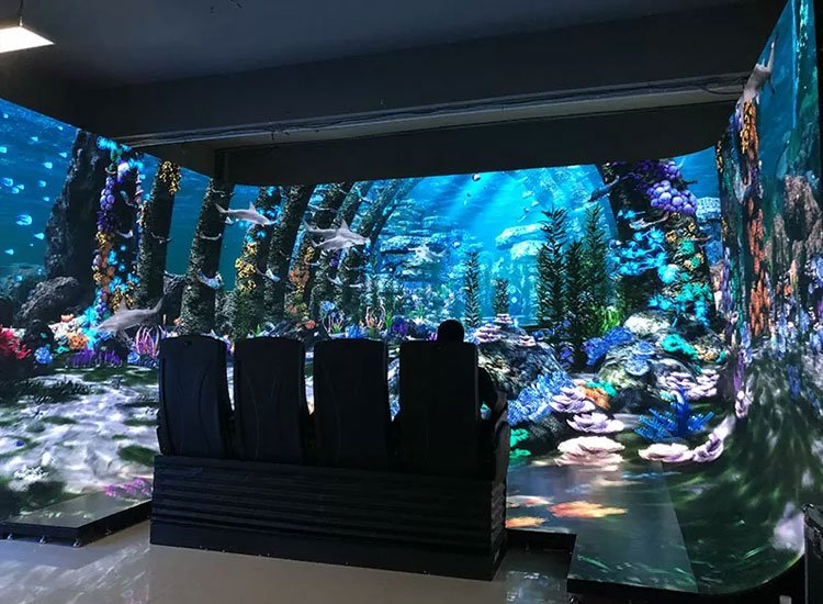 Schermo di sfondo a LED per acquario