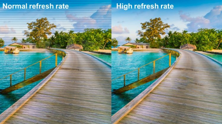 Comparison Of Normal Refresh Rate