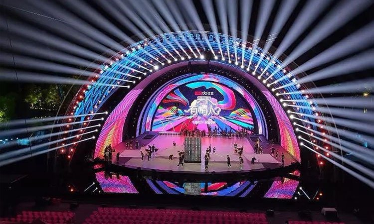 Sahne Performansı LED Ekran Tüneli