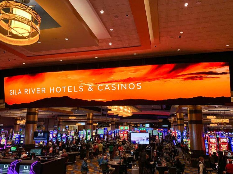 Display LED del casinò